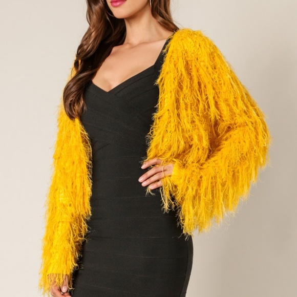 Cardigan Sweater MARIGOLD FRINGE CARDIGAN - Picture 2 of 3